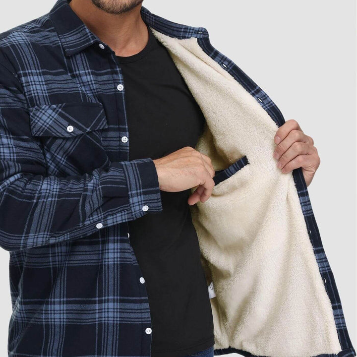 Théodore - Plaid Fleece Jacket
