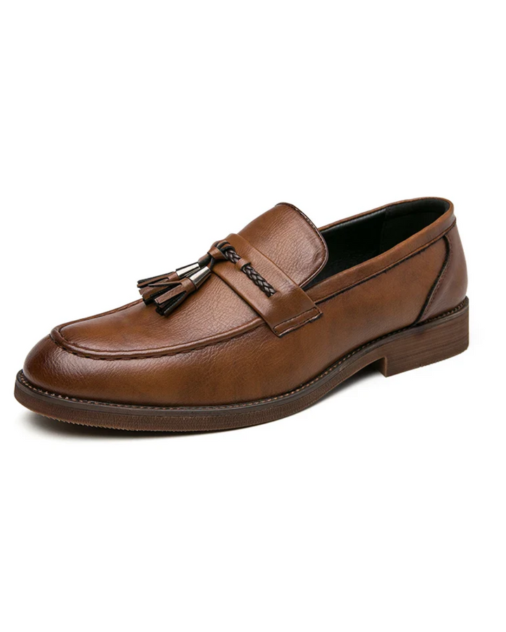 Leather Loafers with Tassels