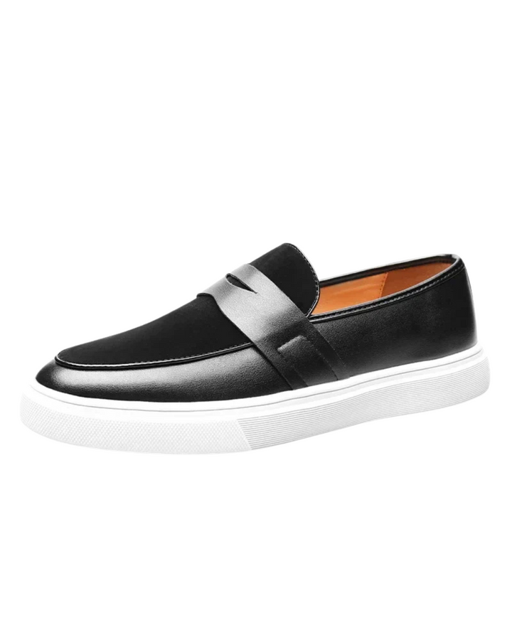 Naples Leather Moccasins