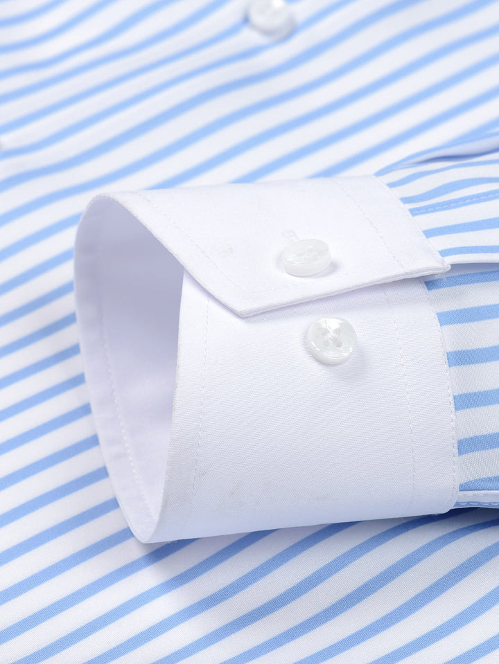 Wrinkle-Free Striped Winchester Shirt & Slim Fit Tapered Pants