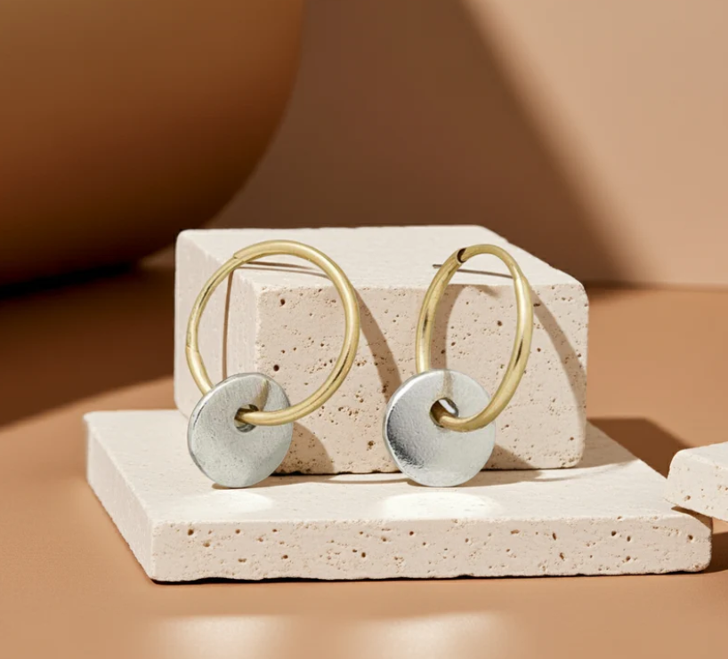 Chic Handmade Hoop Earrings