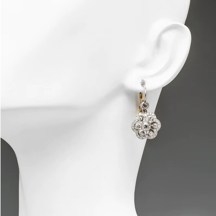 Crystal Vintage Mandala Earrings