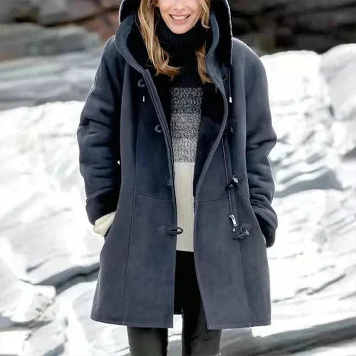 Valentina™ | Cashmere Look Hooded Coat