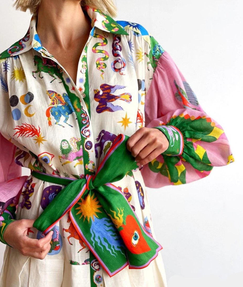Lucie™ - Fancy Dress in Bright Colors