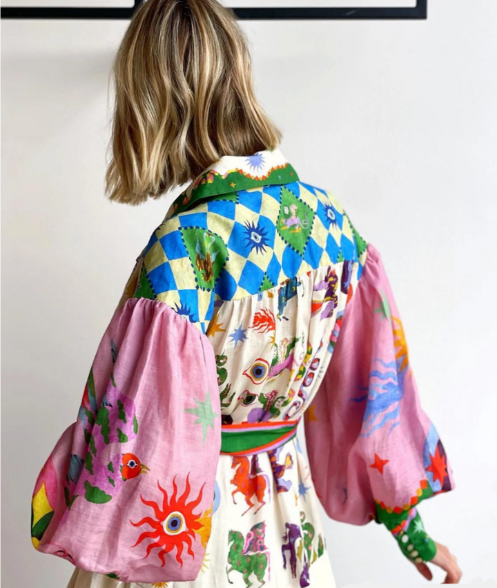 Lucie™ - Fancy Dress in Bright Colors