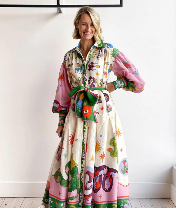 Lucie™ - Fancy Dress in Bright Colors