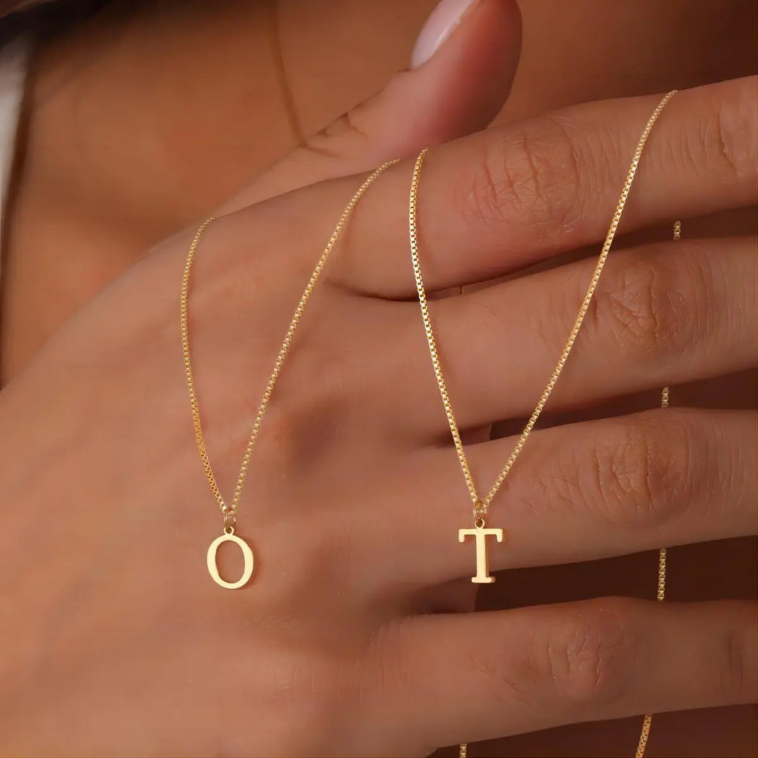 Initials Love Letter Necklace