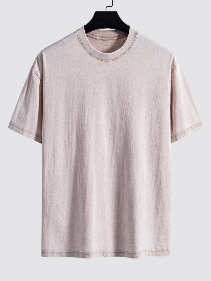 Oversized Basic Distressed T-Shirt