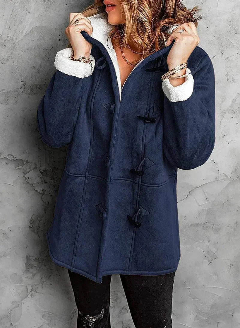 Valentina™ | Cashmere Look Hooded Coat