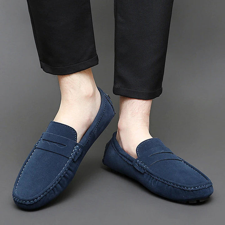 Suede Loafers
