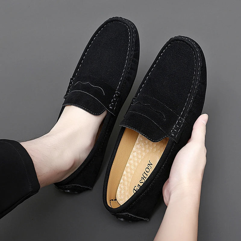 Suede Loafers
