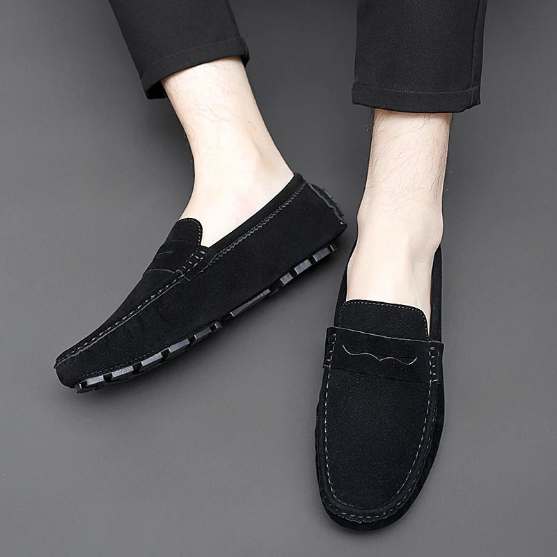 Suede Loafers