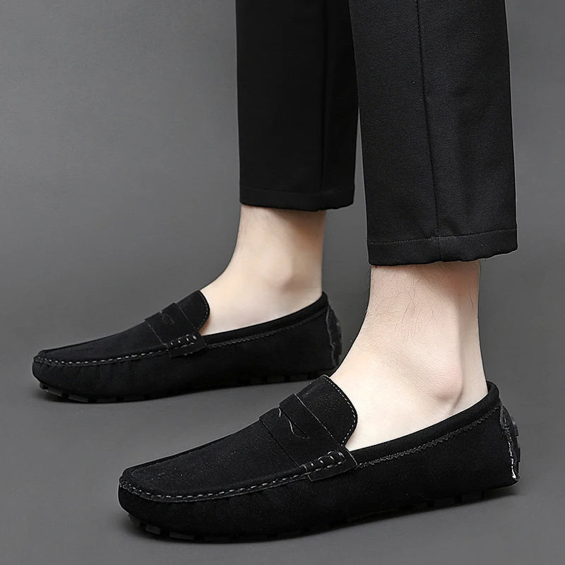 Suede Loafers