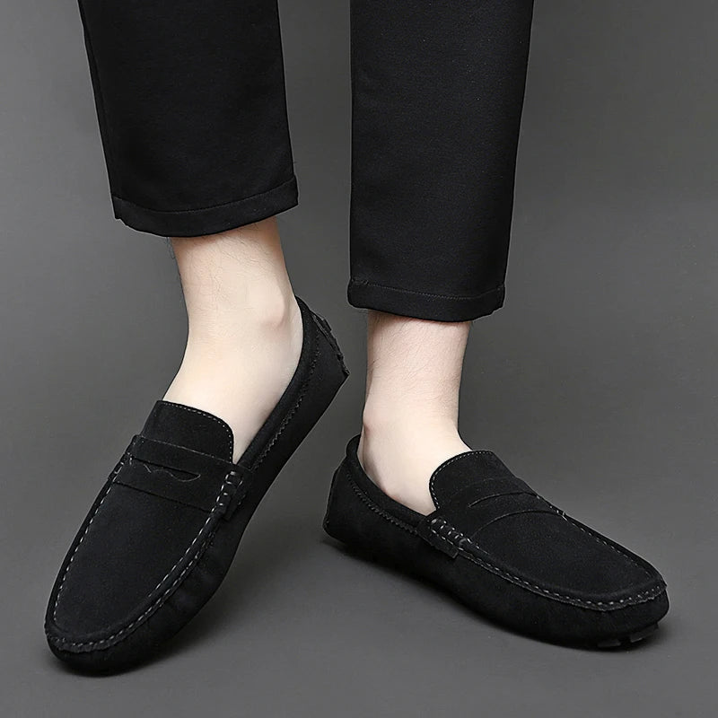 Suede Loafers