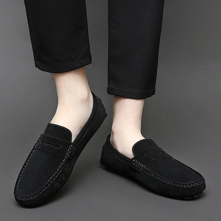Suede Loafers
