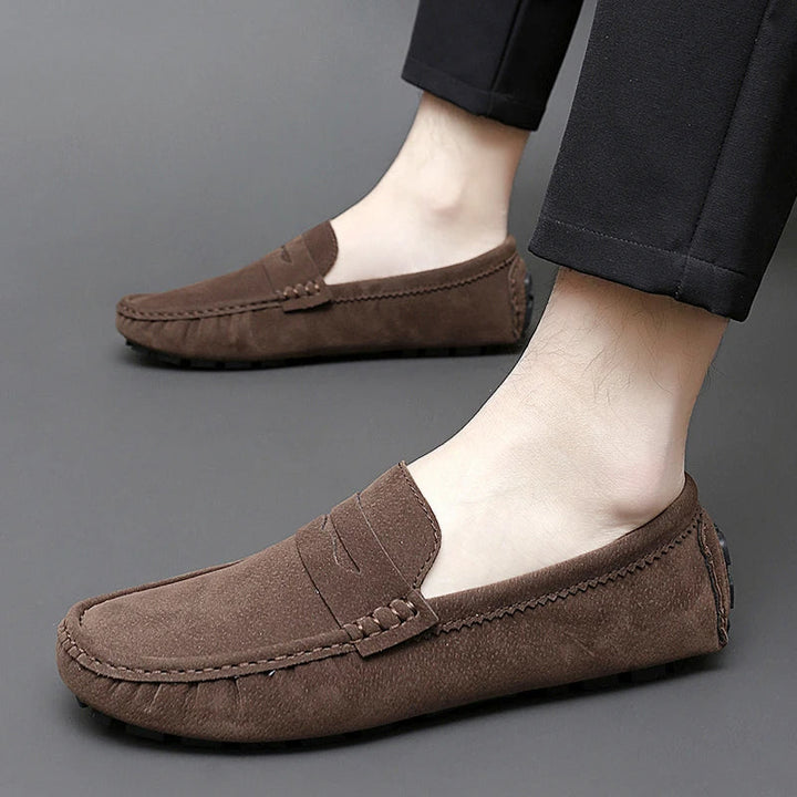 Suede Loafers
