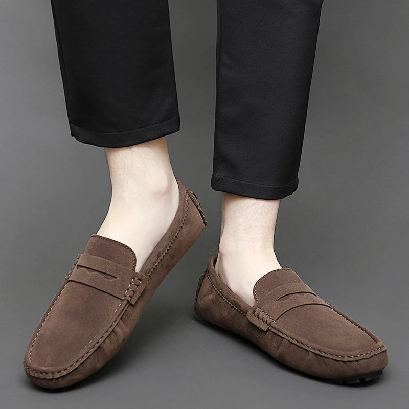 Suede Loafers