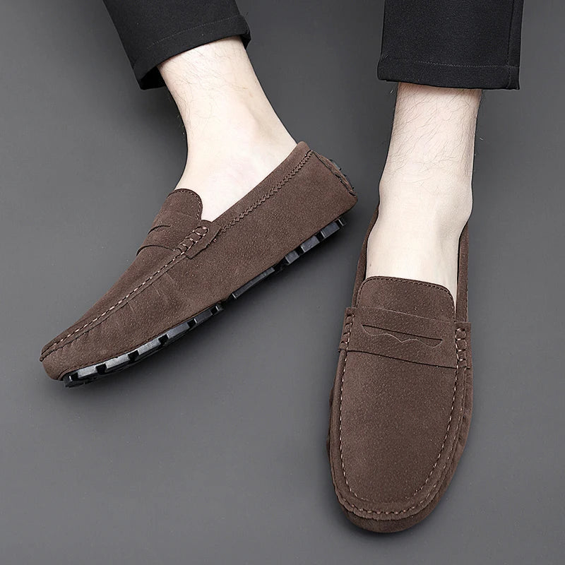 Suede Loafers