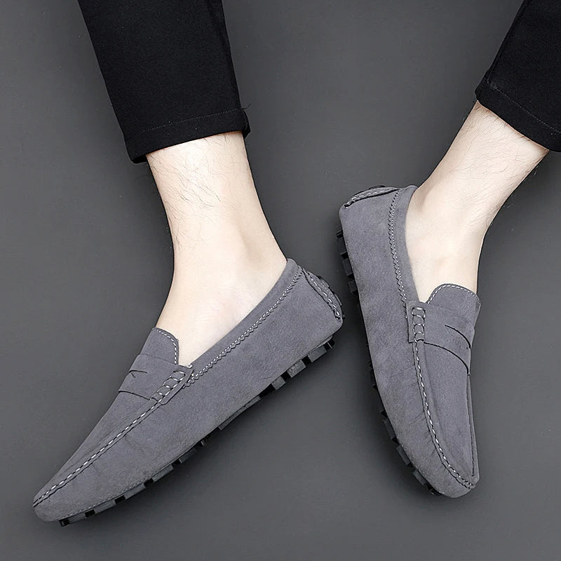 Suede Loafers