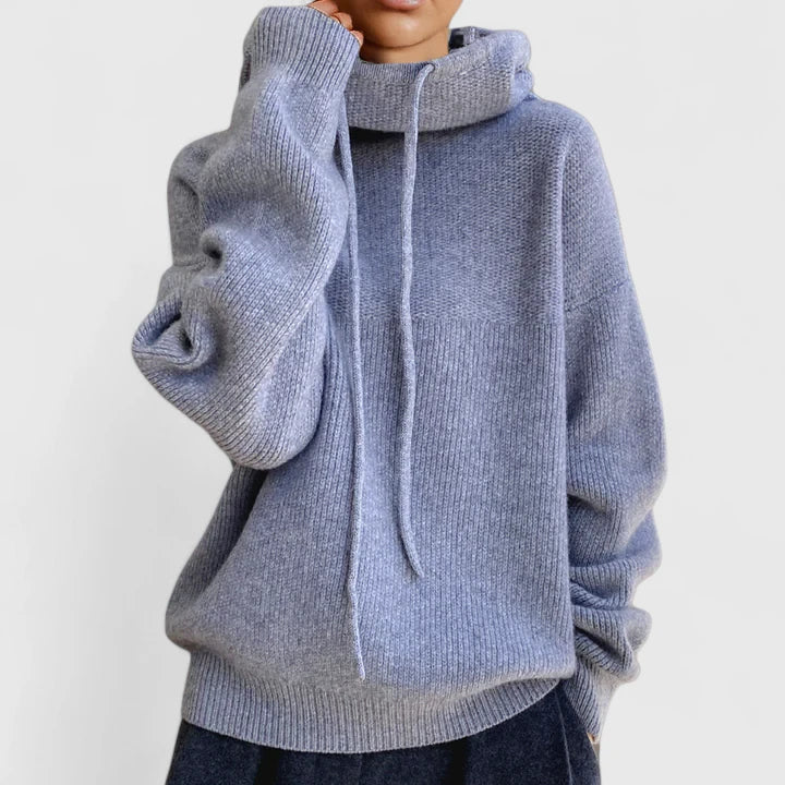 Cozy Hoodie Knit by Marie