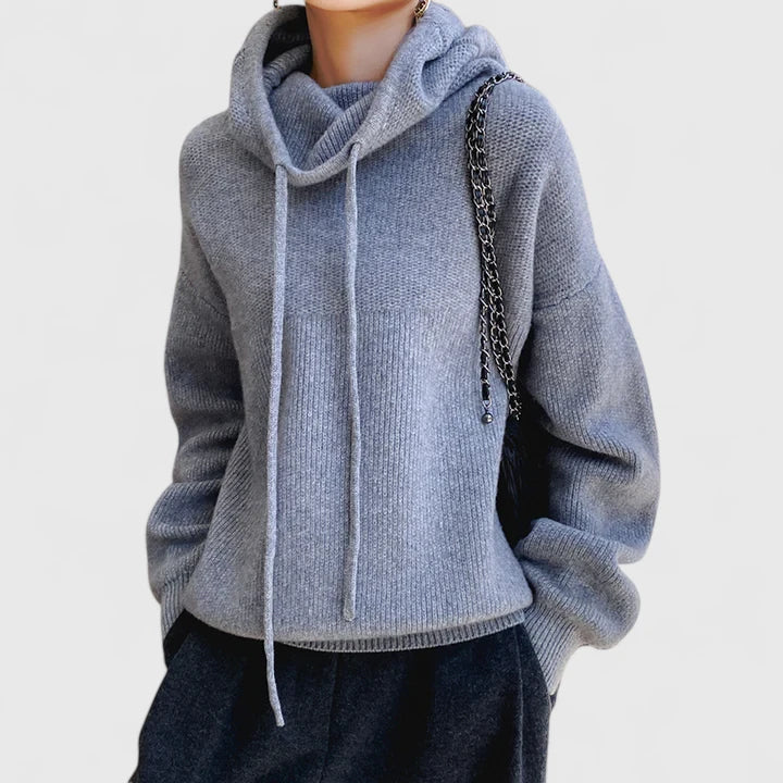 Cozy Hoodie Knit by Marie