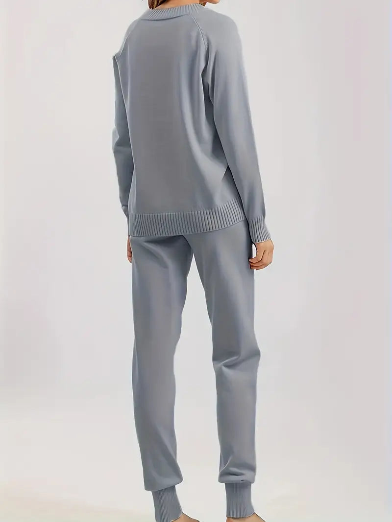 Madison™ | Elegant Two-Piece Long Sleeve Set