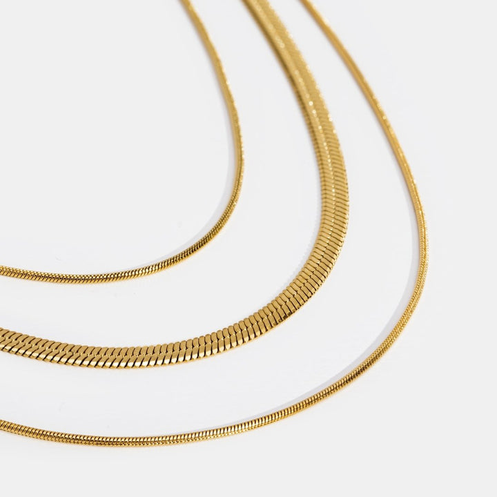 Gold Multi-Strand Necklace Chain