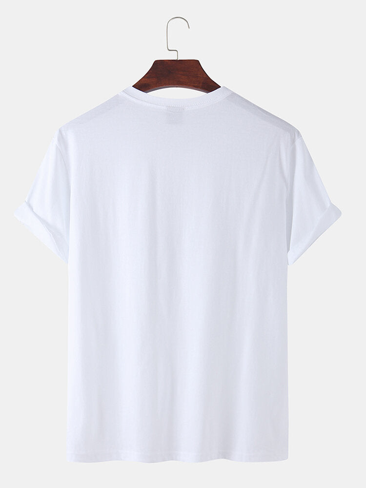 Red Heart Print T-shirt