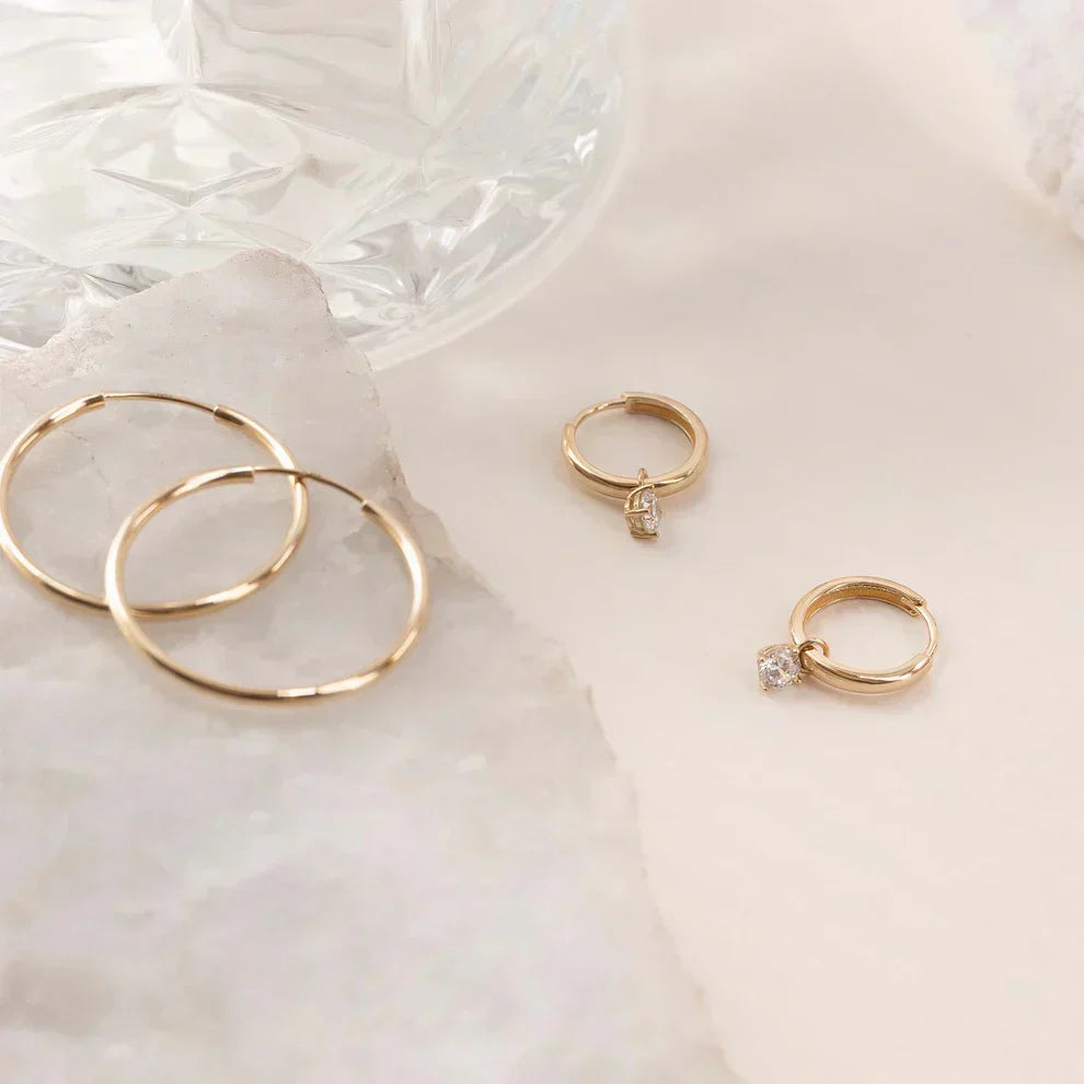 Tear Earrings of Moonstone