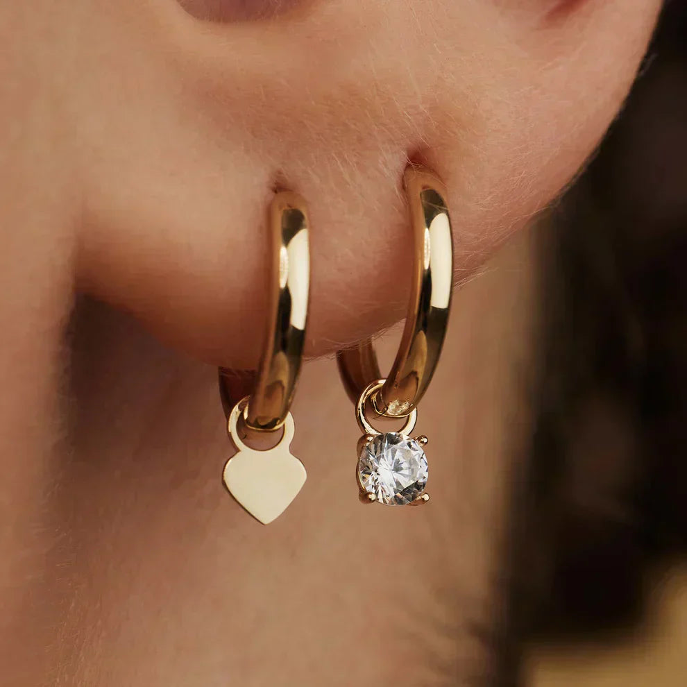 Tear Earrings of Moonstone