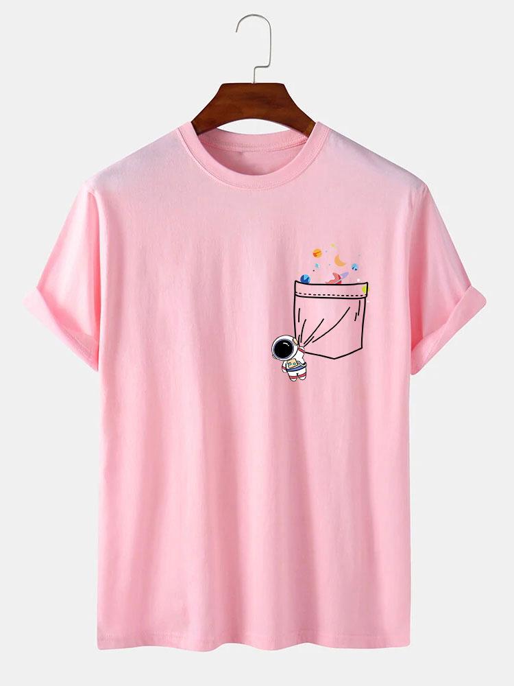 Astronaut Pocket Print T-Shirt