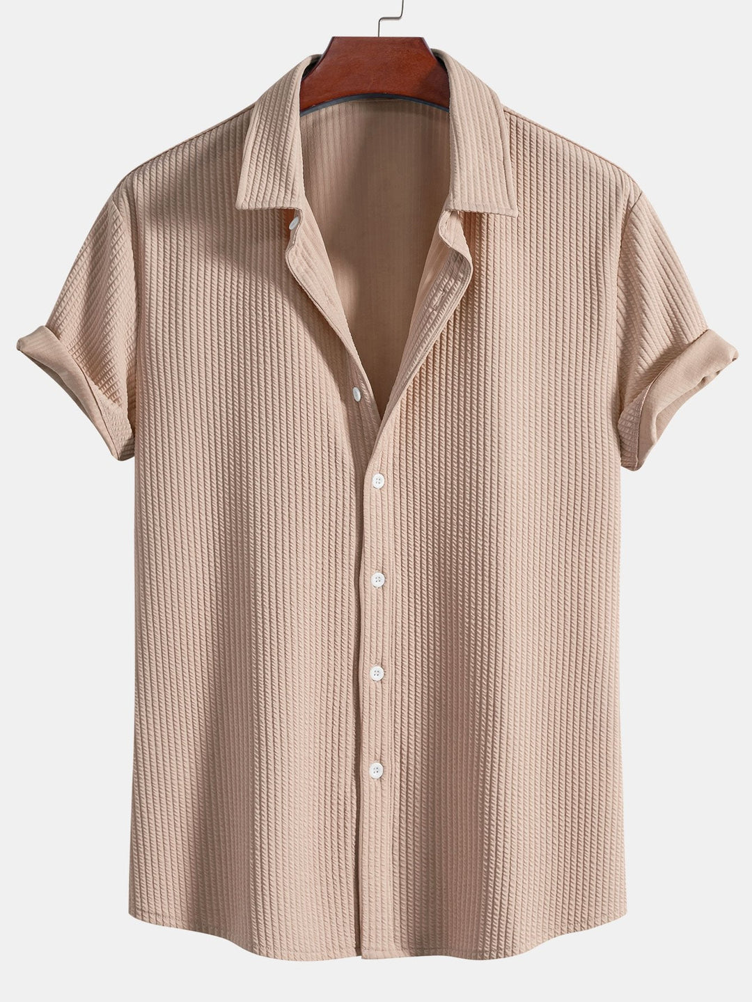 Shirt and shorts with nervous button