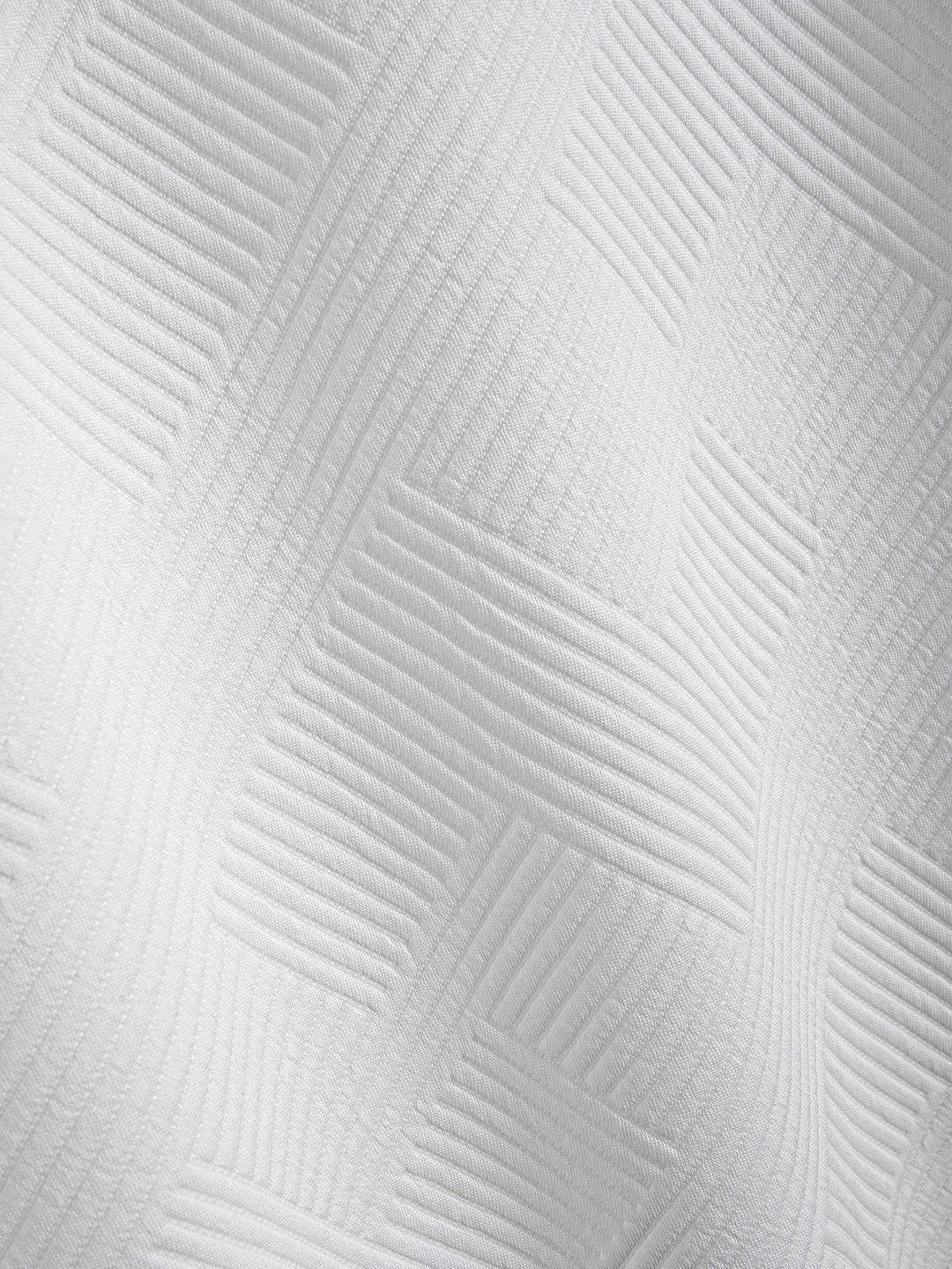 Short Sleeve Striped Jacquard T-Shirt with Curved Hem