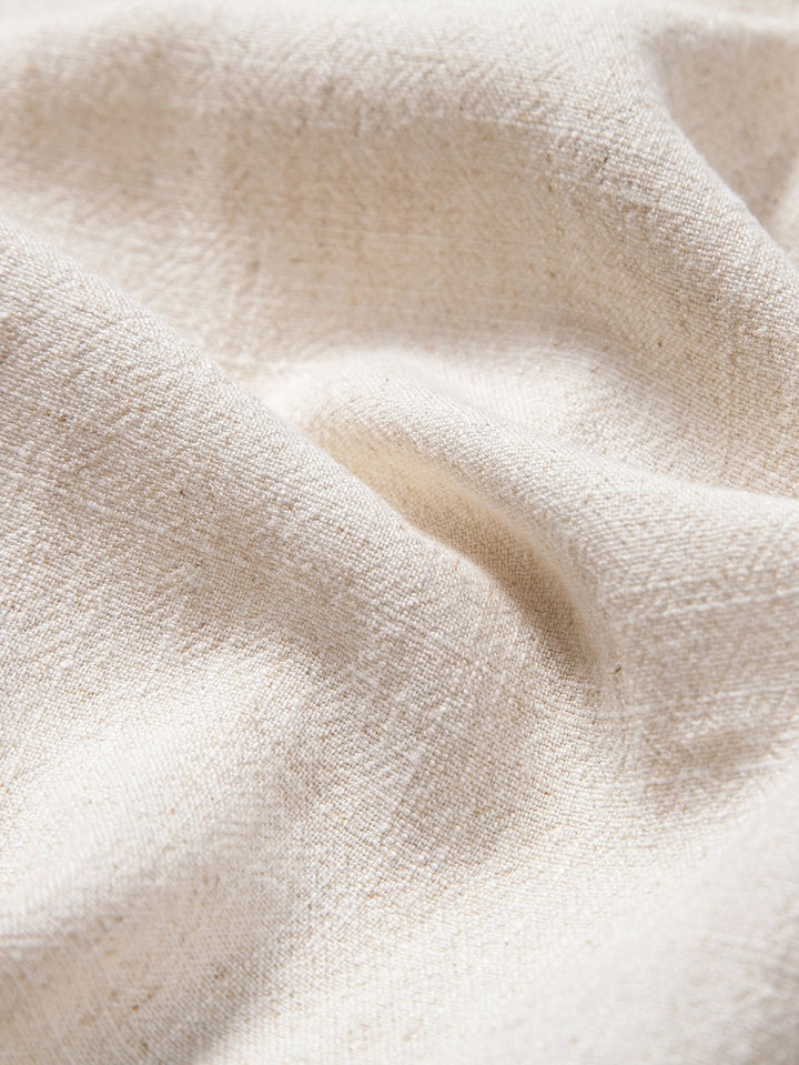 Linen and Rayon Short Sleeve V-Neck Shirt