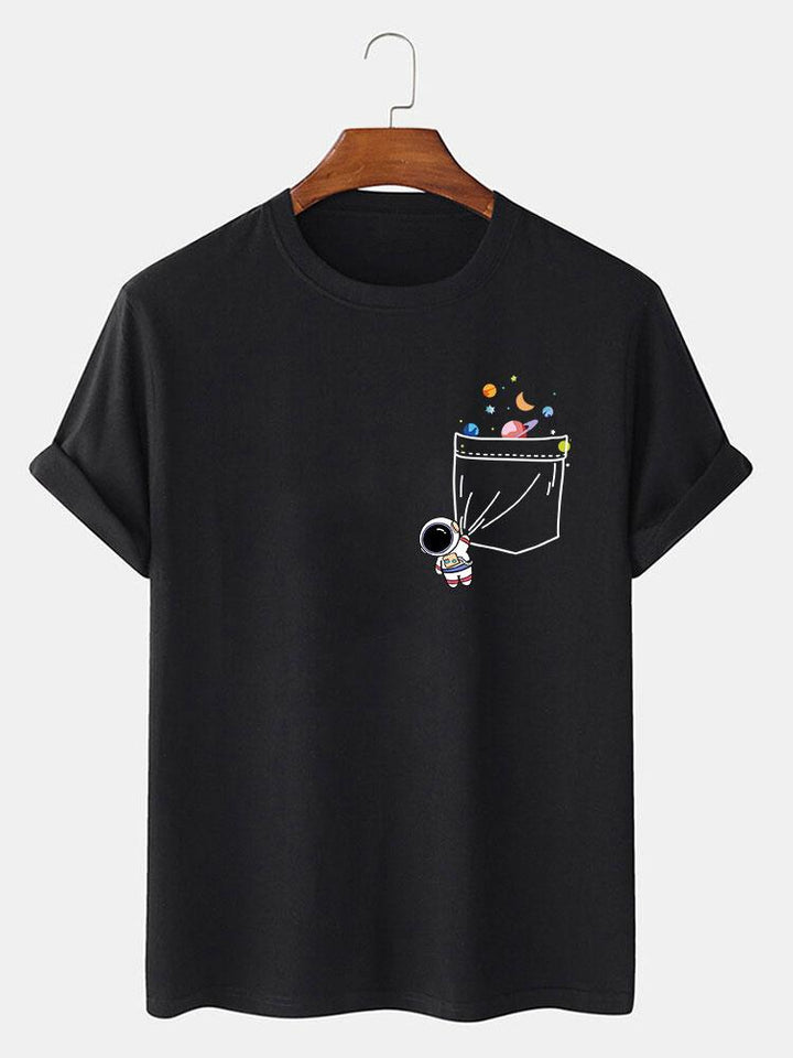 Astronaut Pocket Print T-Shirt