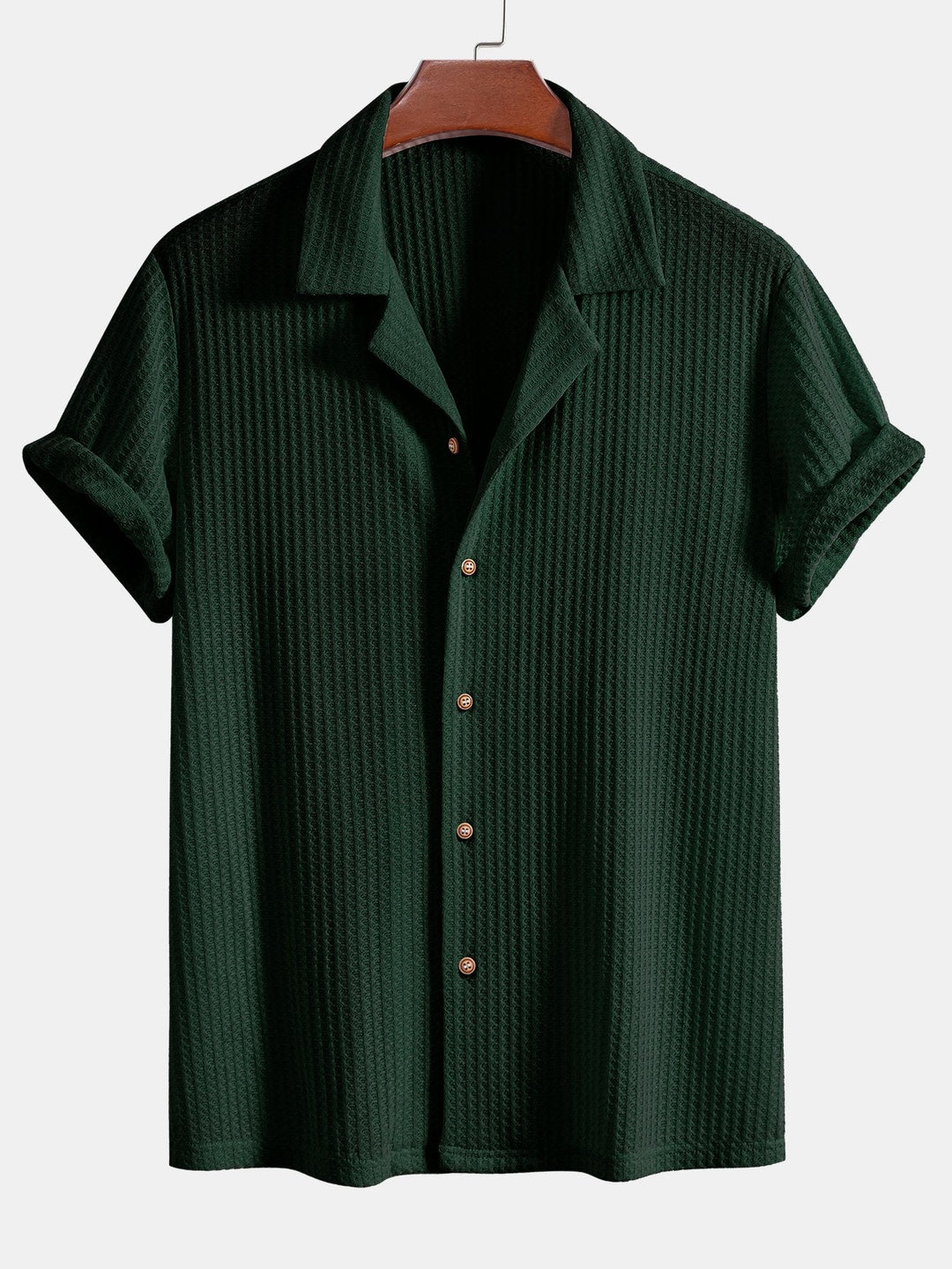 Short-Sleeve Cuban Shirt and Straight-Leg Linen Pants