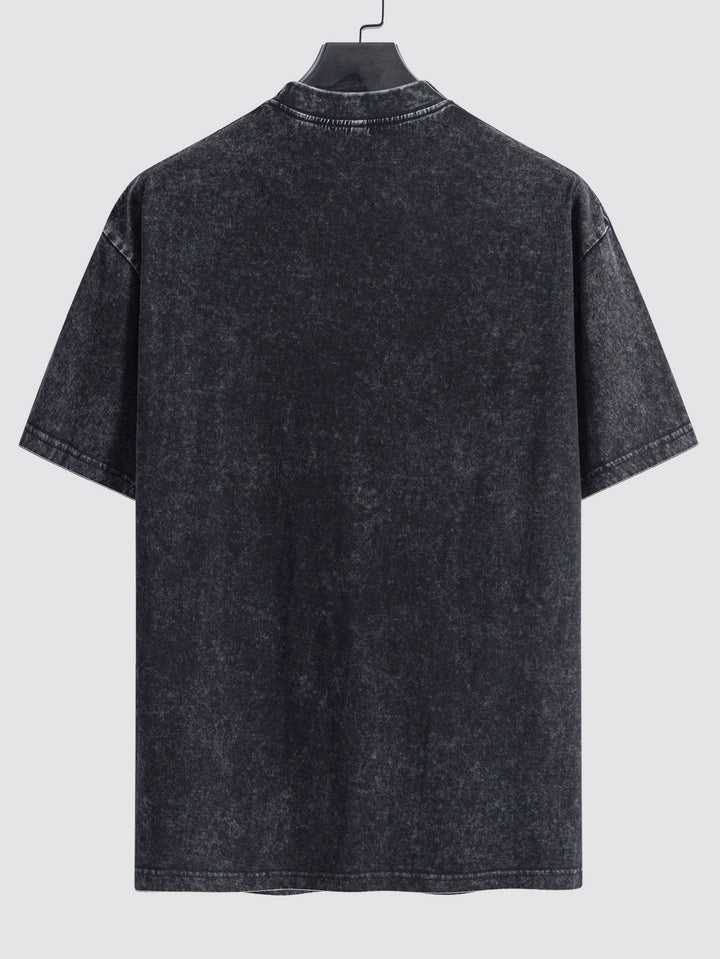 Oversized Basic Distressed T-Shirt