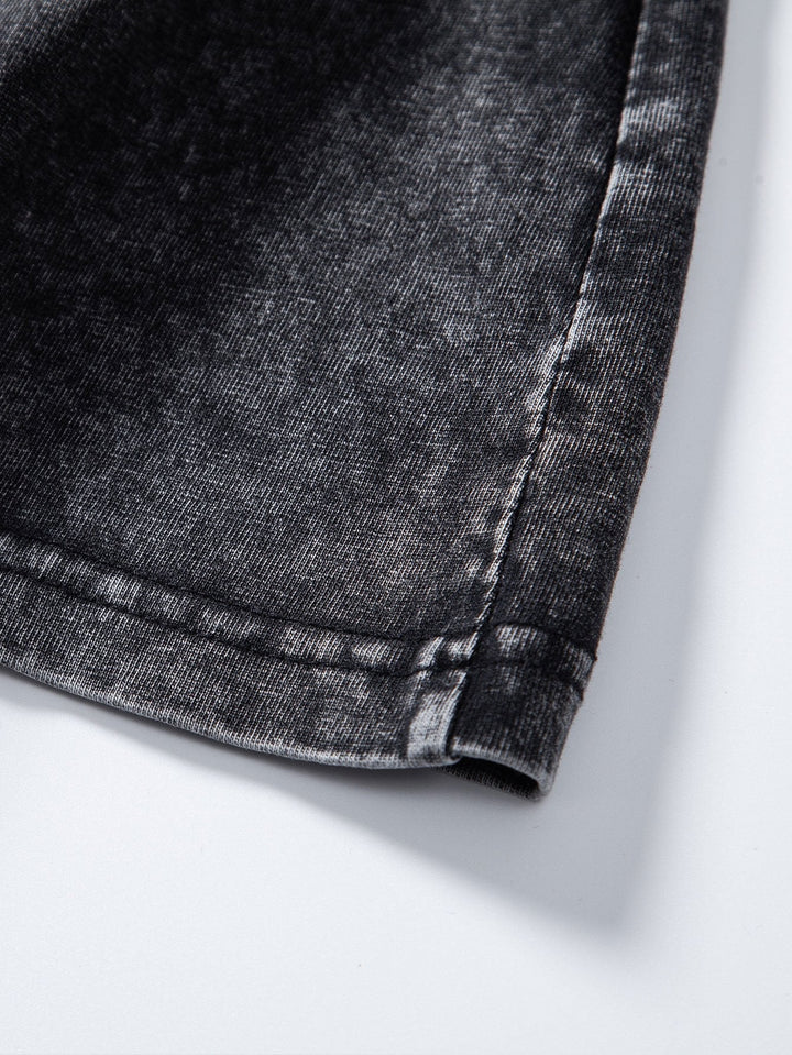 Oversized Basic Distressed T-Shirt
