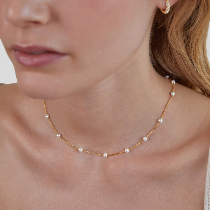 Pearl-Embellished Nura Necklace