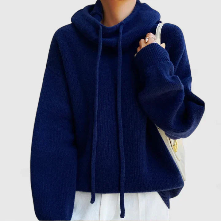 Cozy Hoodie Knit by Marie