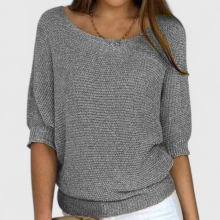 Effortless Pullover Knit by Rachel