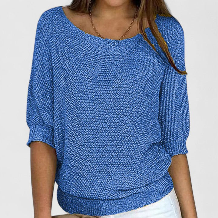 Effortless Pullover Knit by Rachel