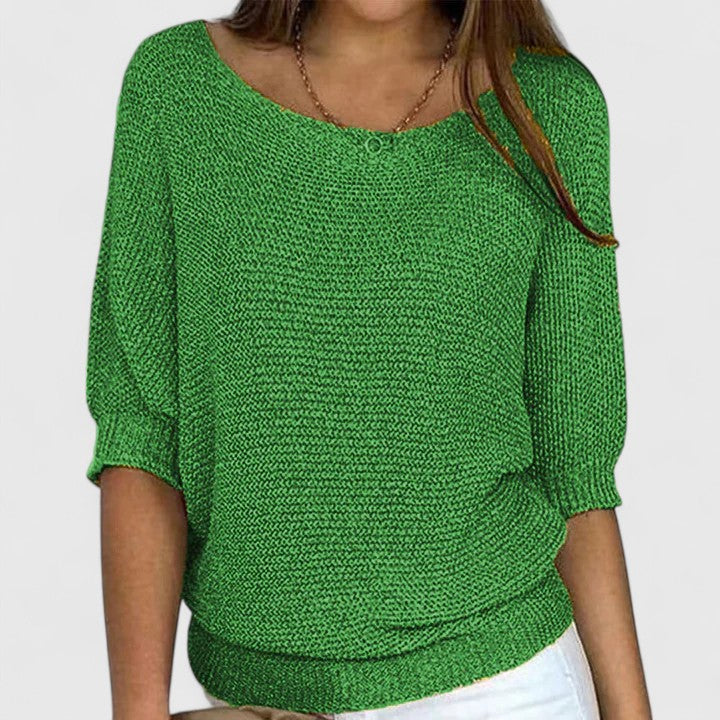 Effortless Pullover Knit by Rachel